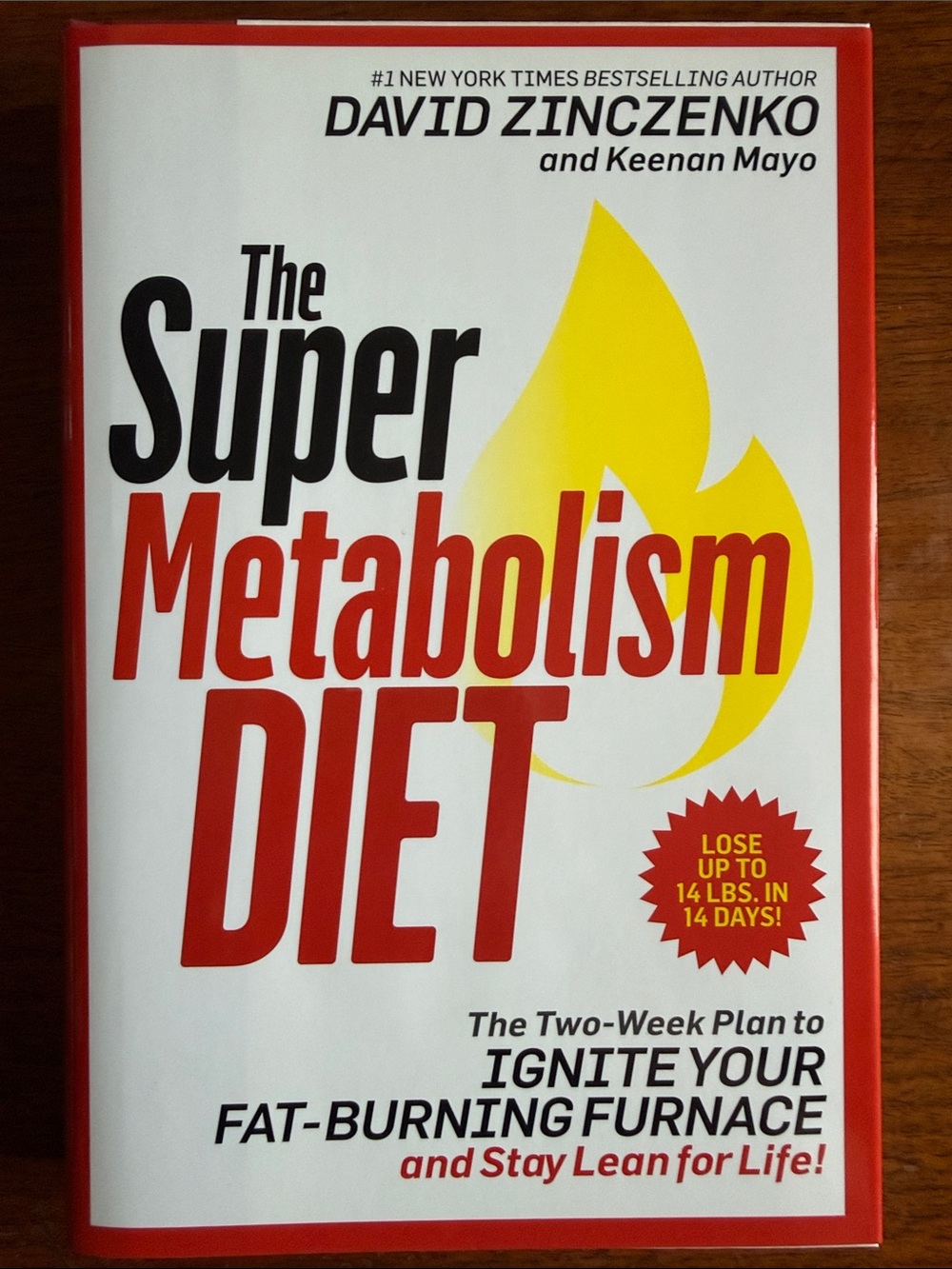 The Super Metabolism Diet by David Zinczenko - White, Red, Yellow Cover
